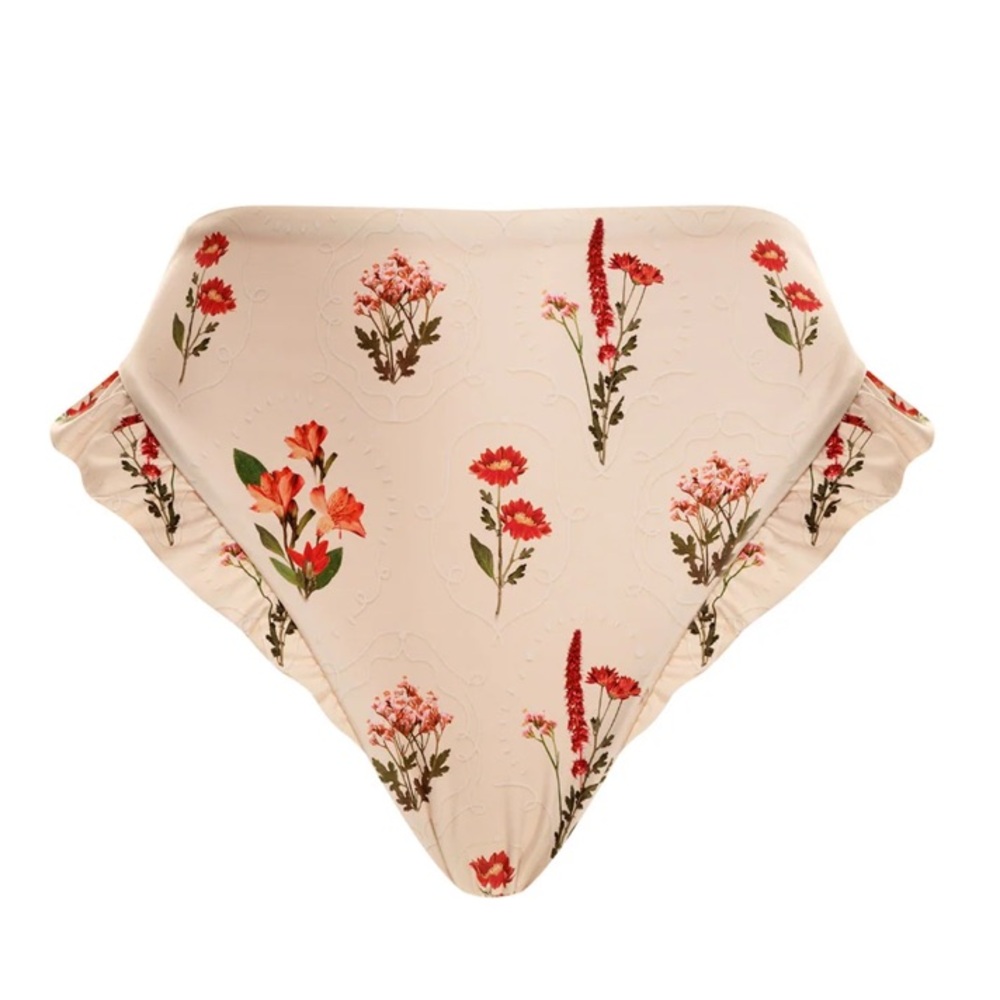 Agua by Agua Bendita Simbolo Kiwi Oasis Bikini Top & Bottom Bikini Set - Picture 6 of 7